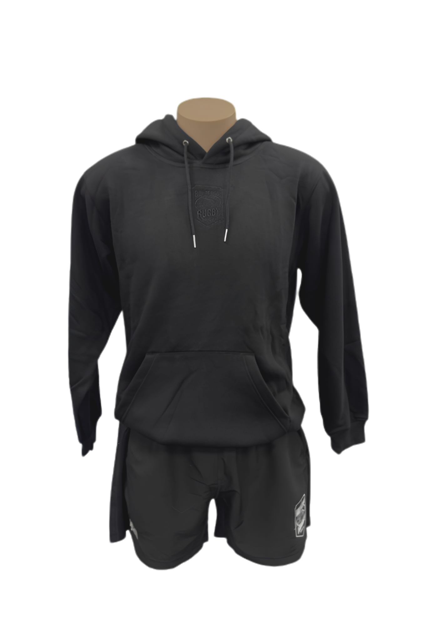 BOPRU Pull-over Hoodie BLACK